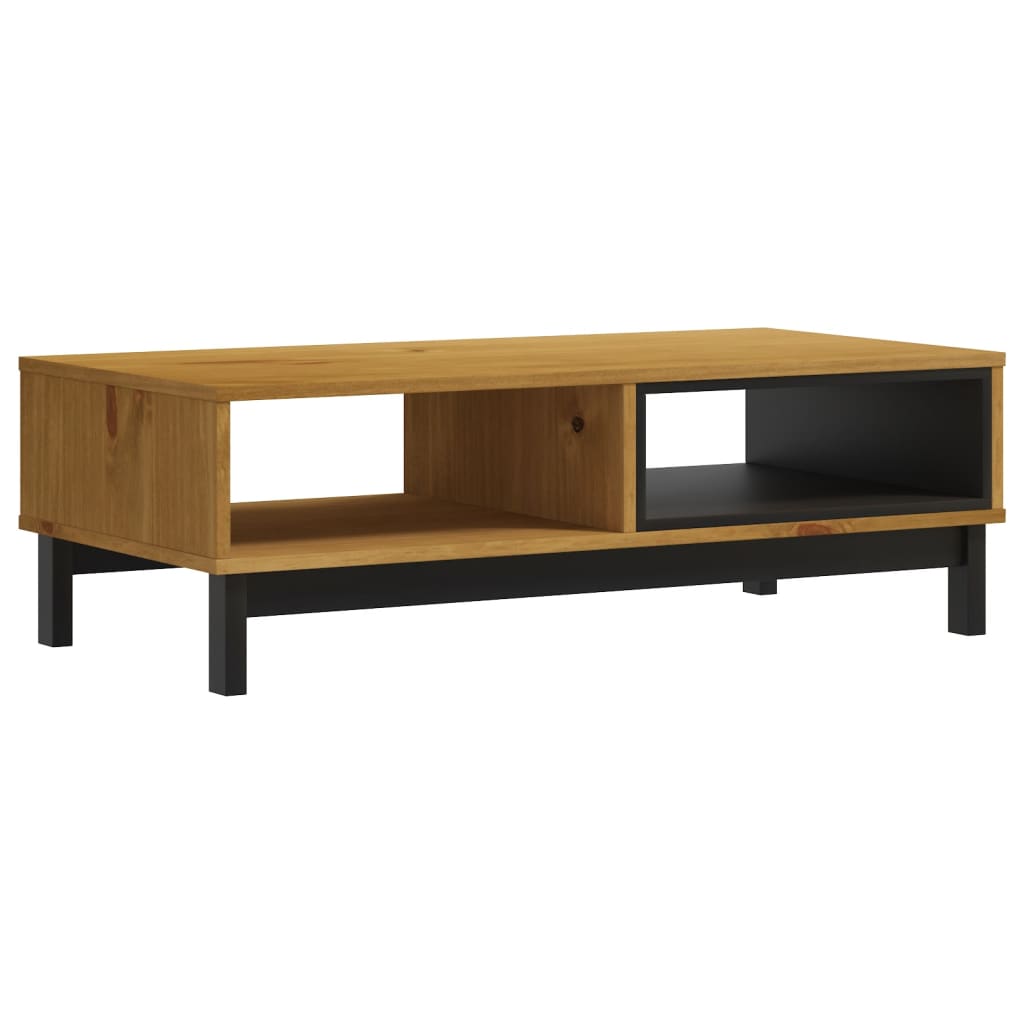 vidaXL Coffee Table "FLAM" 100x50x32,5 cm Solid Wood Pine