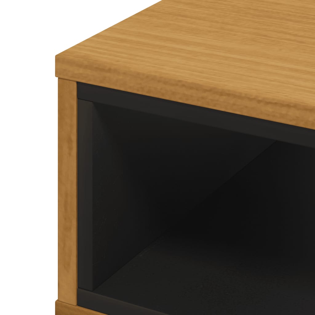 vidaXL Coffee Table "FLAM" 100x50x32,5 cm Solid Wood Pine