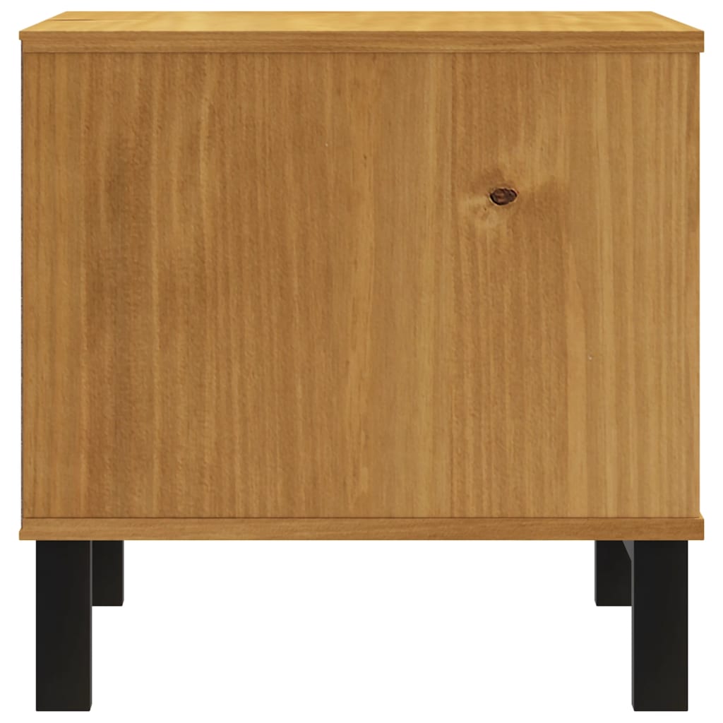 vidaXL Side Table "FLAM" 50x50x50 cm Solid Wood Pine