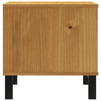 vidaXL Side Table "FLAM" 50x50x50 cm Solid Wood Pine