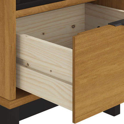 vidaXL Side Table "FLAM" 50x50x50 cm Solid Wood Pine