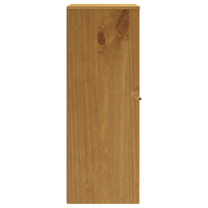 vidaXL Top for Highboard with Glass Doors FLAM Solid Wood Pine