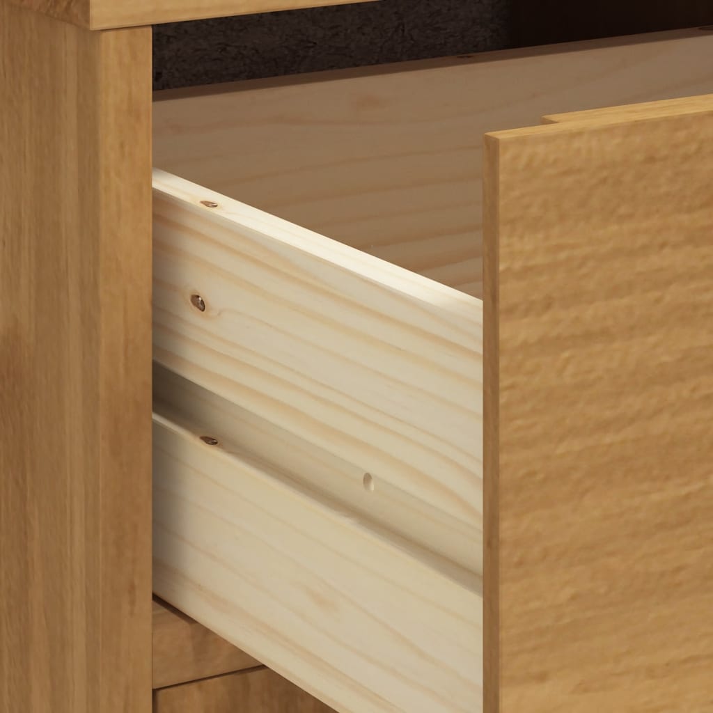 vidaXL Sideboard "FLAM" 80x40x80 cm Solid Wood Pine