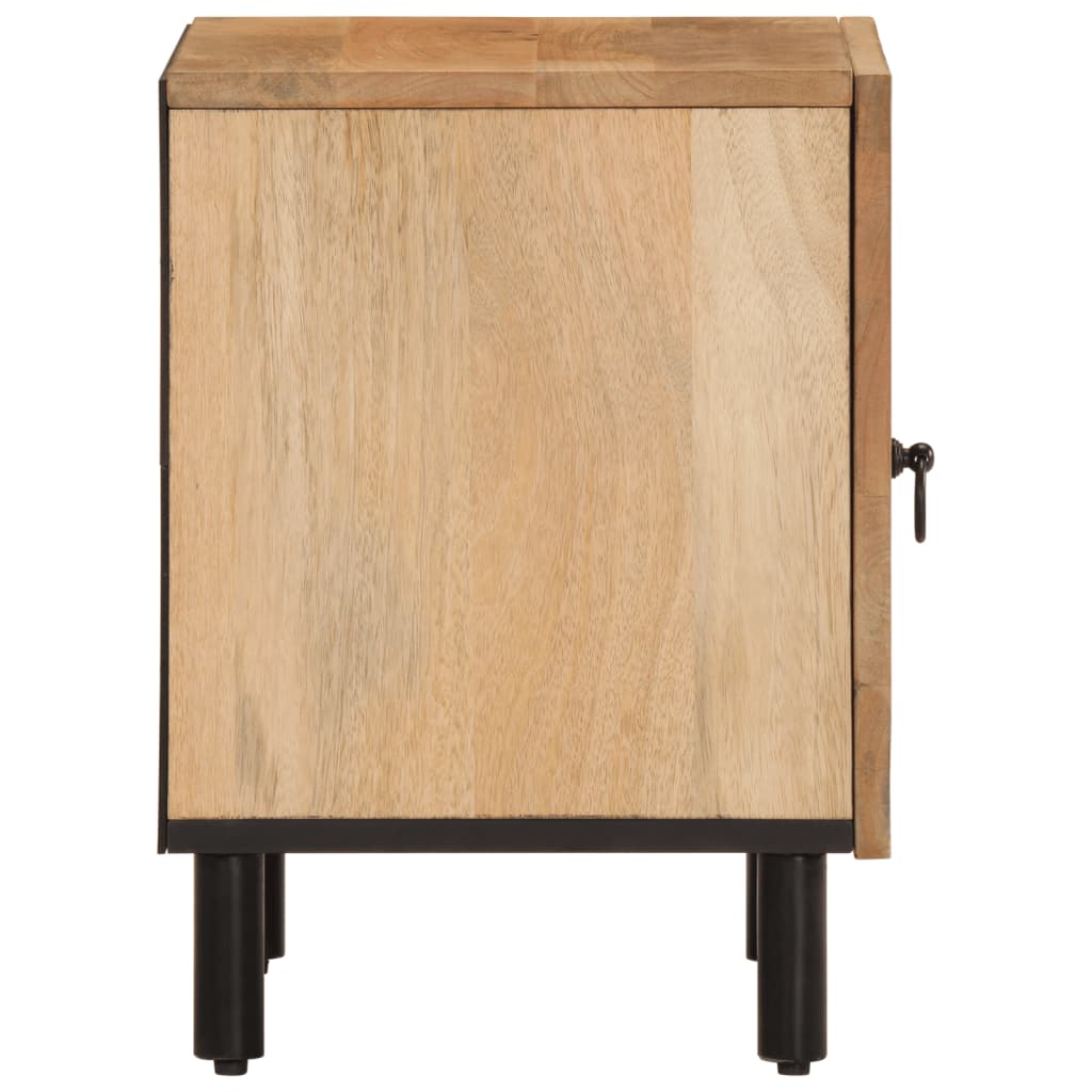 vidaXL Bedside Cabinet 40x33x46 cm Solid Wood Mango