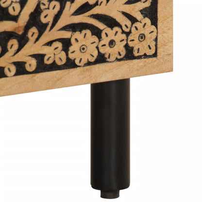 vidaXL Bedside Cabinet 40x33x46 cm Solid Wood Mango