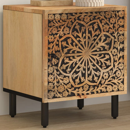 vidaXL Bedside Cabinet 40x33x46 cm Solid Wood Mango