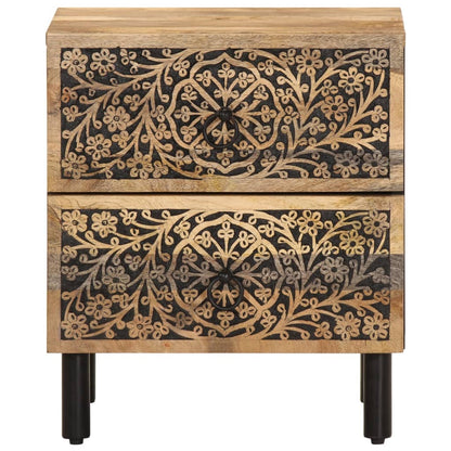 vidaXL Bedside Cabinets 2 pcs 40x33x46 cm Solid Wood Mango