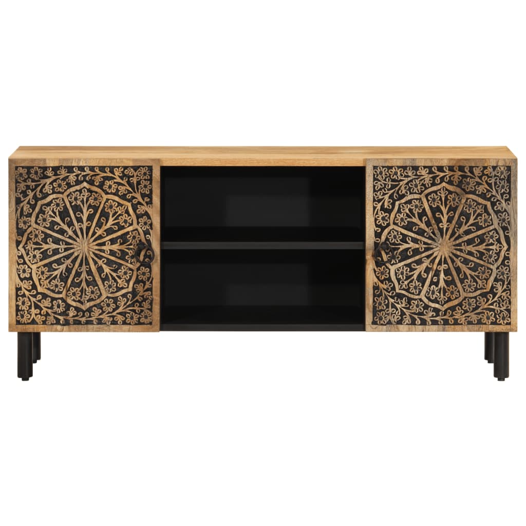 vidaXL TV Cabinet 105x33x46 cm Solid Wood Mango