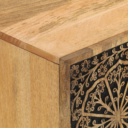 vidaXL TV Cabinet 105x33x46 cm Solid Wood Mango