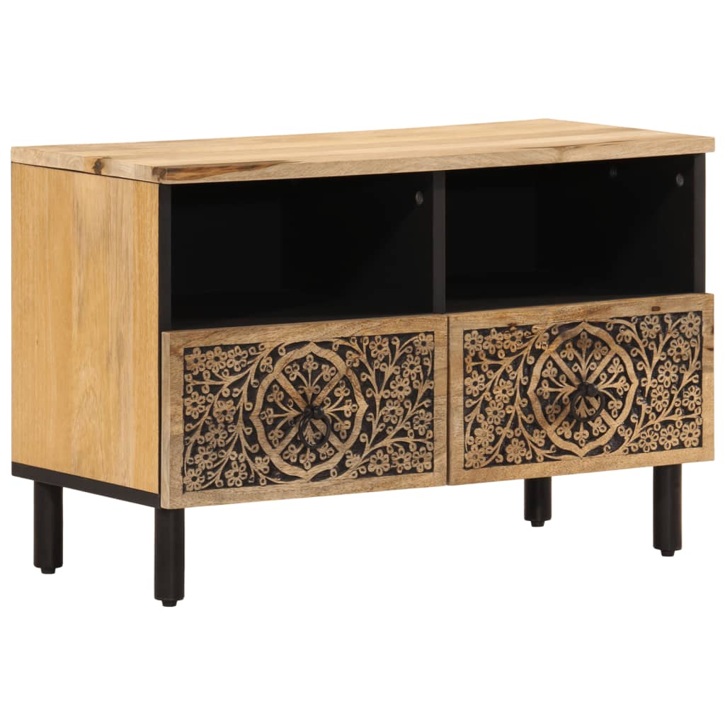vidaXL TV Cabinet 70x33x46 cm Solid Wood Mango