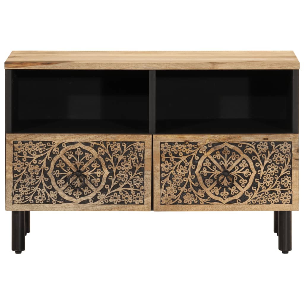 vidaXL TV Cabinet 70x33x46 cm Solid Wood Mango