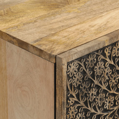 vidaXL Side Cabinet 60x33x75 cm Solid Wood Mango