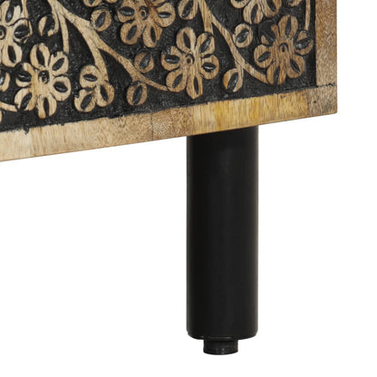 vidaXL Side Cabinet 60x33x75 cm Solid Wood Mango