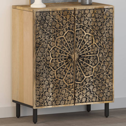 vidaXL Side Cabinet 60x33x75 cm Solid Wood Mango