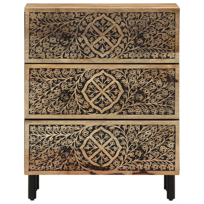 vidaXL Side Cabinet 60x33x75 cm Solid Wood Mango