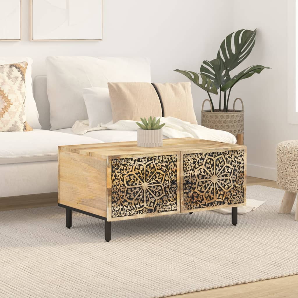 vidaXL Coffee Table 80x50x40 cm Solid Wood Mango