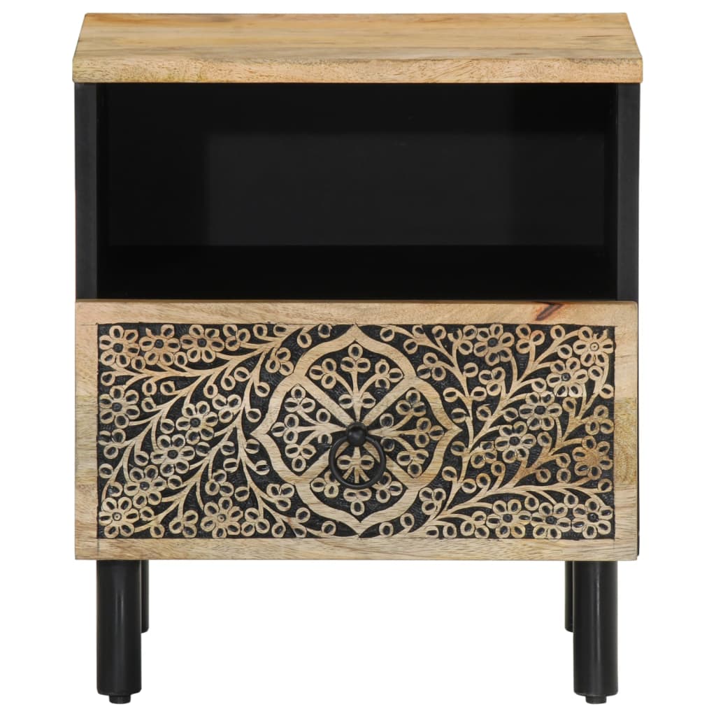 vidaXL Bedside Cabinets 2 pcs 40x33x46 cm Solid Wood Mango