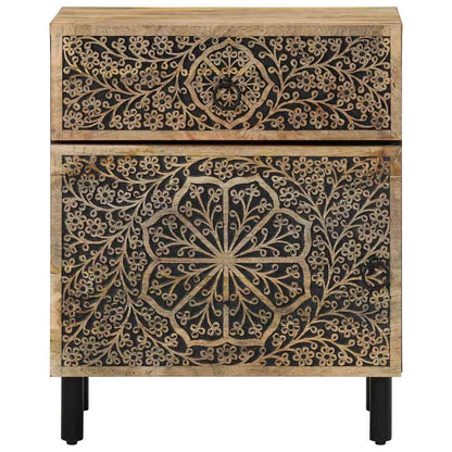 vidaXL Bedside Cabinet 50x33x60 cm Solid Wood Mango
