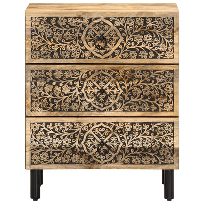 vidaXL Bedside Cabinet 50x33x60 cm Solid Wood Mango