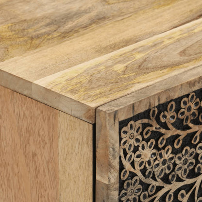 vidaXL Bedside Cabinet 50x33x60 cm Solid Wood Mango