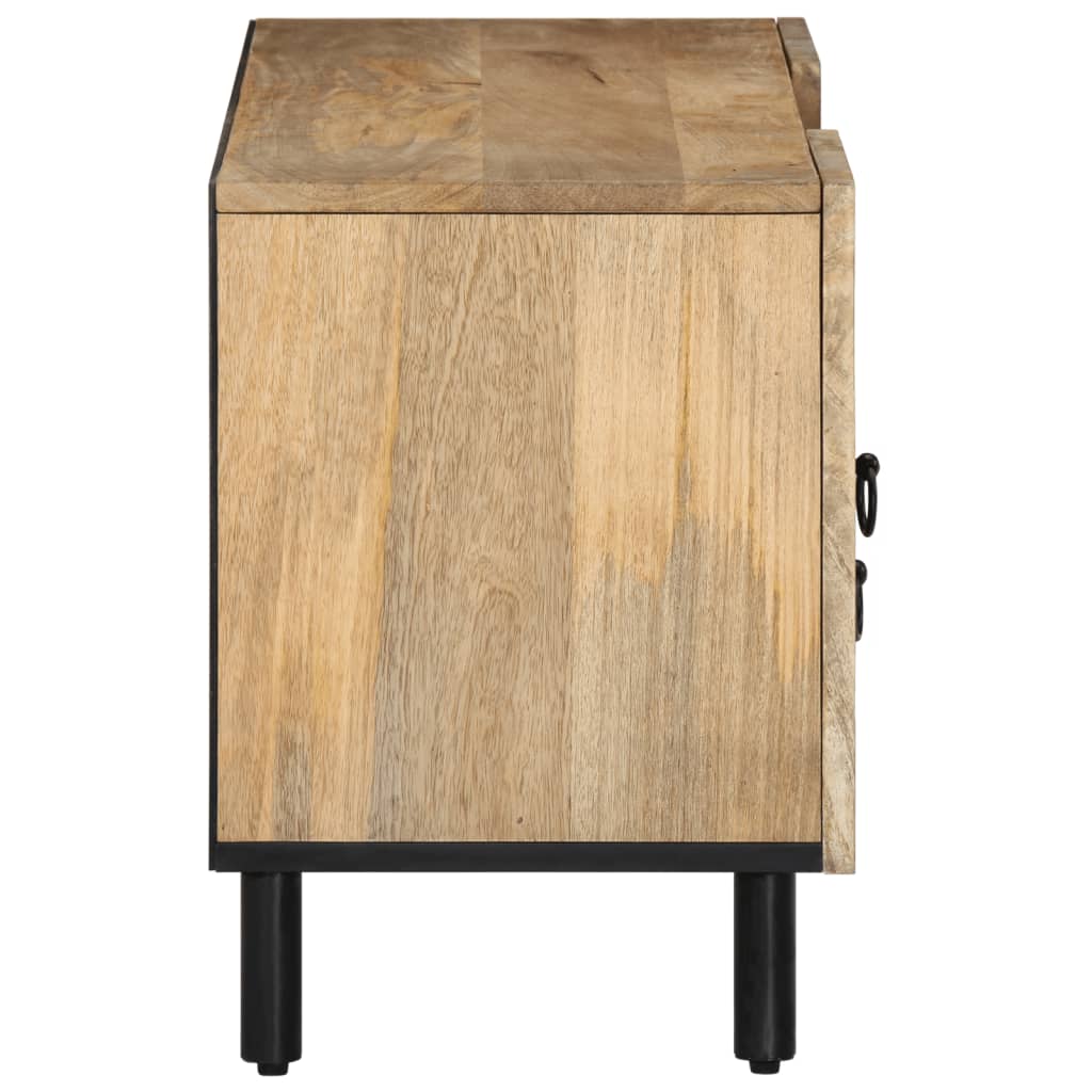 vidaXL TV Cabinet 105x33x46 cm Solid Wood Mango