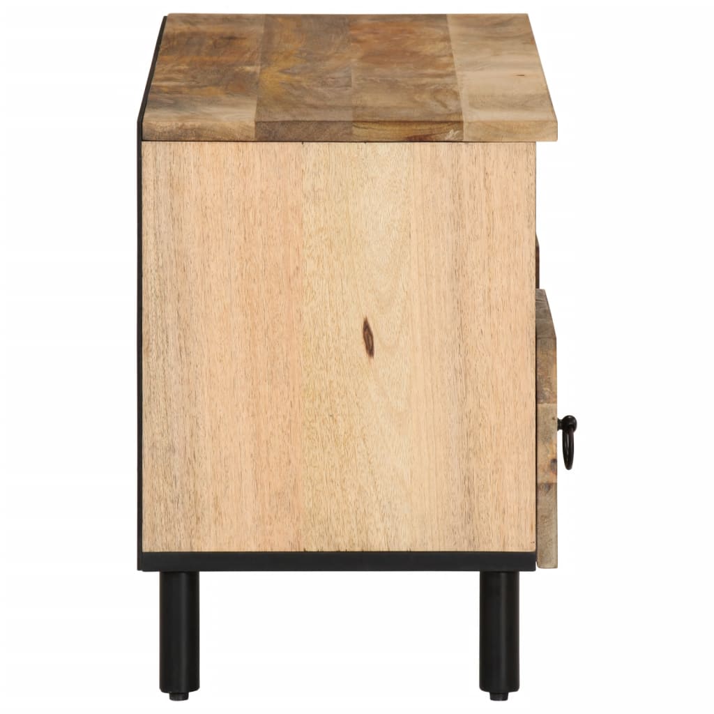 vidaXL TV Cabinet 100x33x46 cm Solid Wood Mango