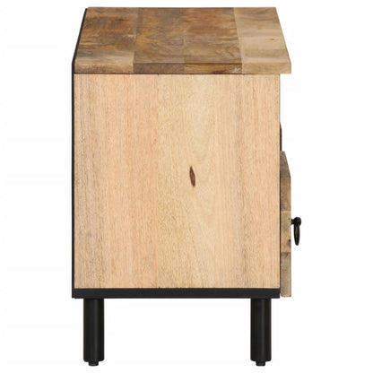 vidaXL TV Cabinet 100x33x46 cm Solid Wood Mango