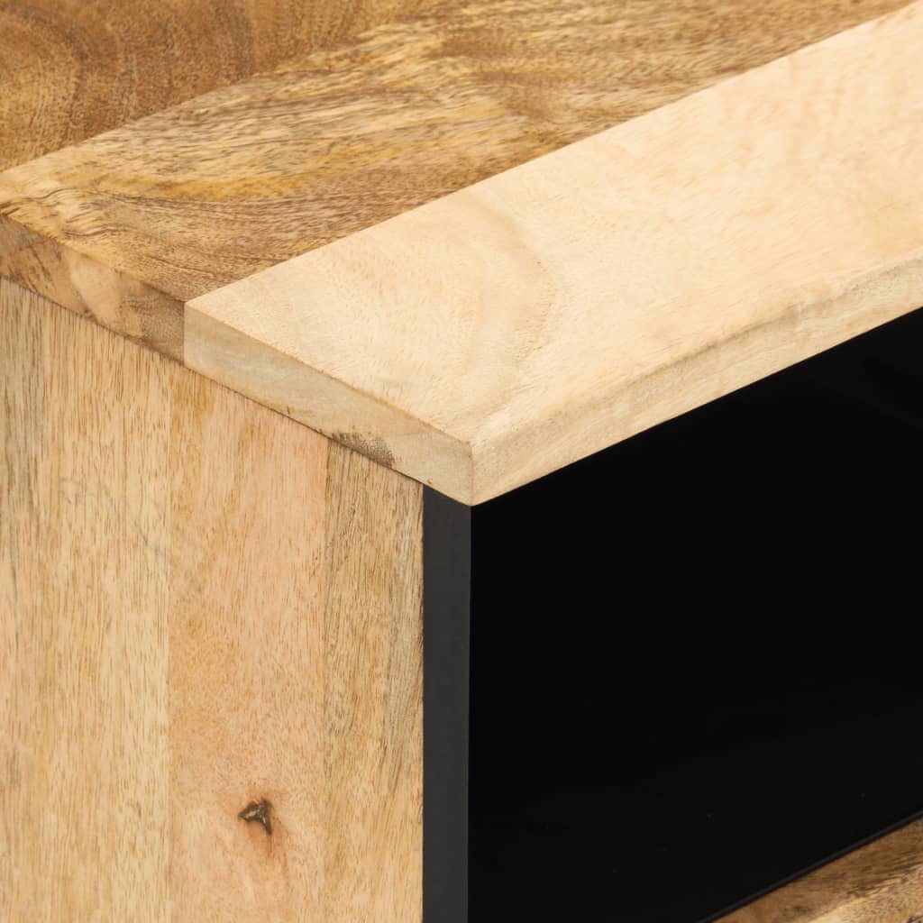 vidaXL TV Cabinet 100x33x46 cm Solid Wood Mango