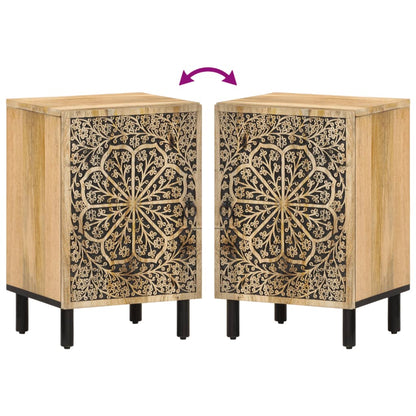 vidaXL Bathroom Cabinet 38x33x58 cm Solid Wood Mango