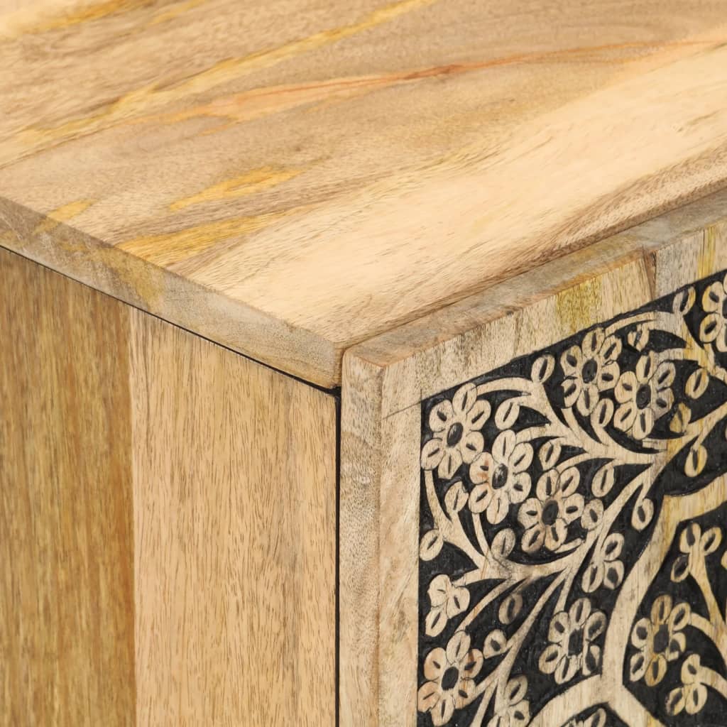 vidaXL Bathroom Cabinet 38x33x58 cm Solid Wood Mango
