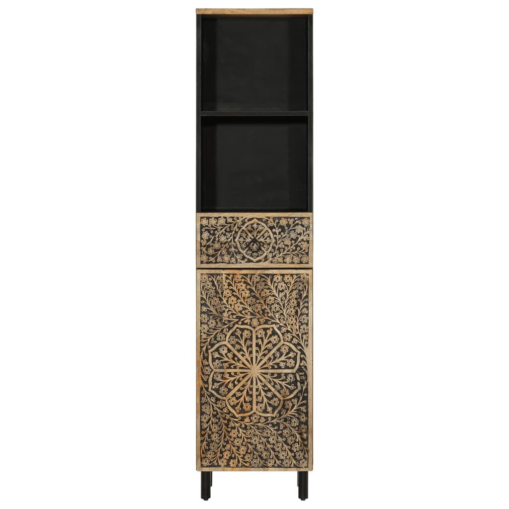 vidaXL Bathroom Cabinet 38x33x160 cm Solid Wood Mango