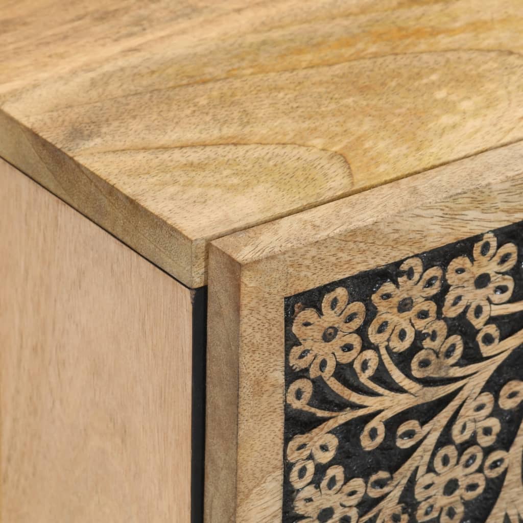 vidaXL Side Cabinet 40x33x75 cm Solid Wood Mango
