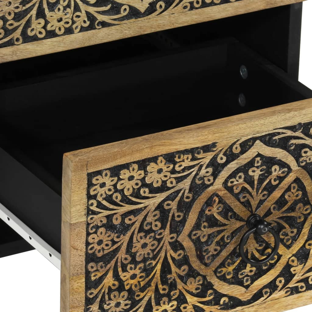 vidaXL Side Cabinet 40x33x75 cm Solid Wood Mango