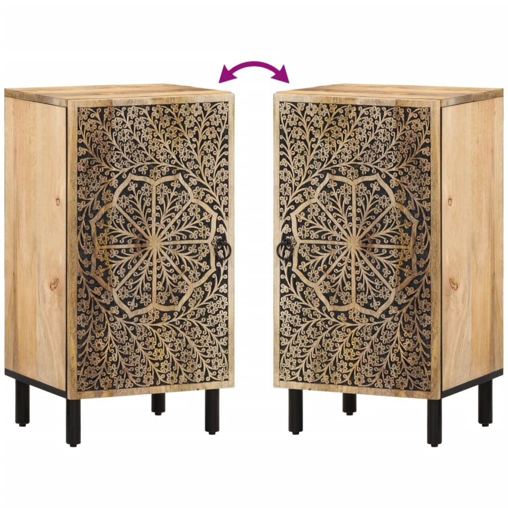 vidaXL Side Cabinet 40x33x75 cm Solid Wood Mango