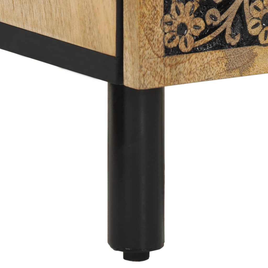 vidaXL Side Cabinet 40x33x75 cm Solid Wood Mango