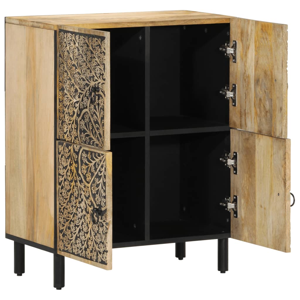 vidaXL Side Cabinet 60x33x75 cm Solid Wood Mango