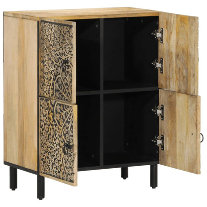 vidaXL Side Cabinet 60x33x75 cm Solid Wood Mango