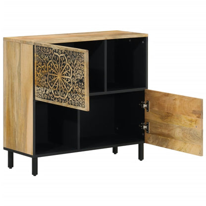 vidaXL Side Cabinet 80x33x75 cm Solid Wood Mango