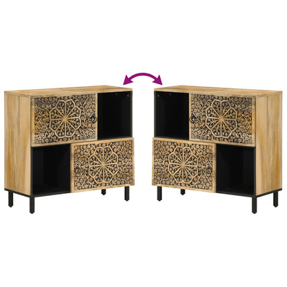 vidaXL Side Cabinet 80x33x75 cm Solid Wood Mango