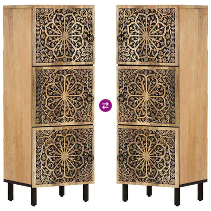 vidaXL Side Cabinet 40x33x110 cm Solid Wood Mango