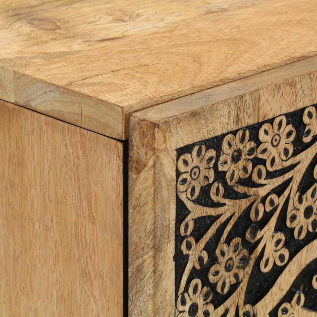 vidaXL Side Cabinet 40x33x110 cm Solid Wood Mango