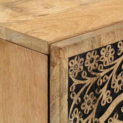 vidaXL Side Cabinet 40x33x110 cm Solid Wood Mango