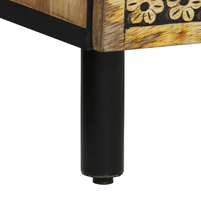 vidaXL Highboard 60x33x100 cm Solid Wood Mango