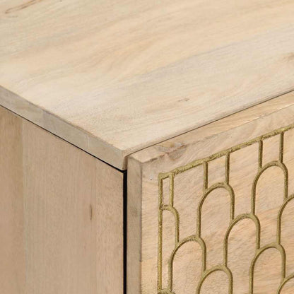 vidaXL Bedside Cabinets 2 pcs 40x33x46 cm Solid Wood Mango