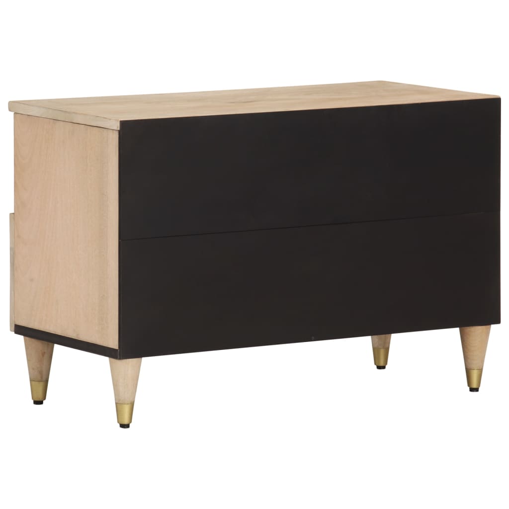 vidaXL TV Cabinet 70x33x46 cm Solid Wood Mango