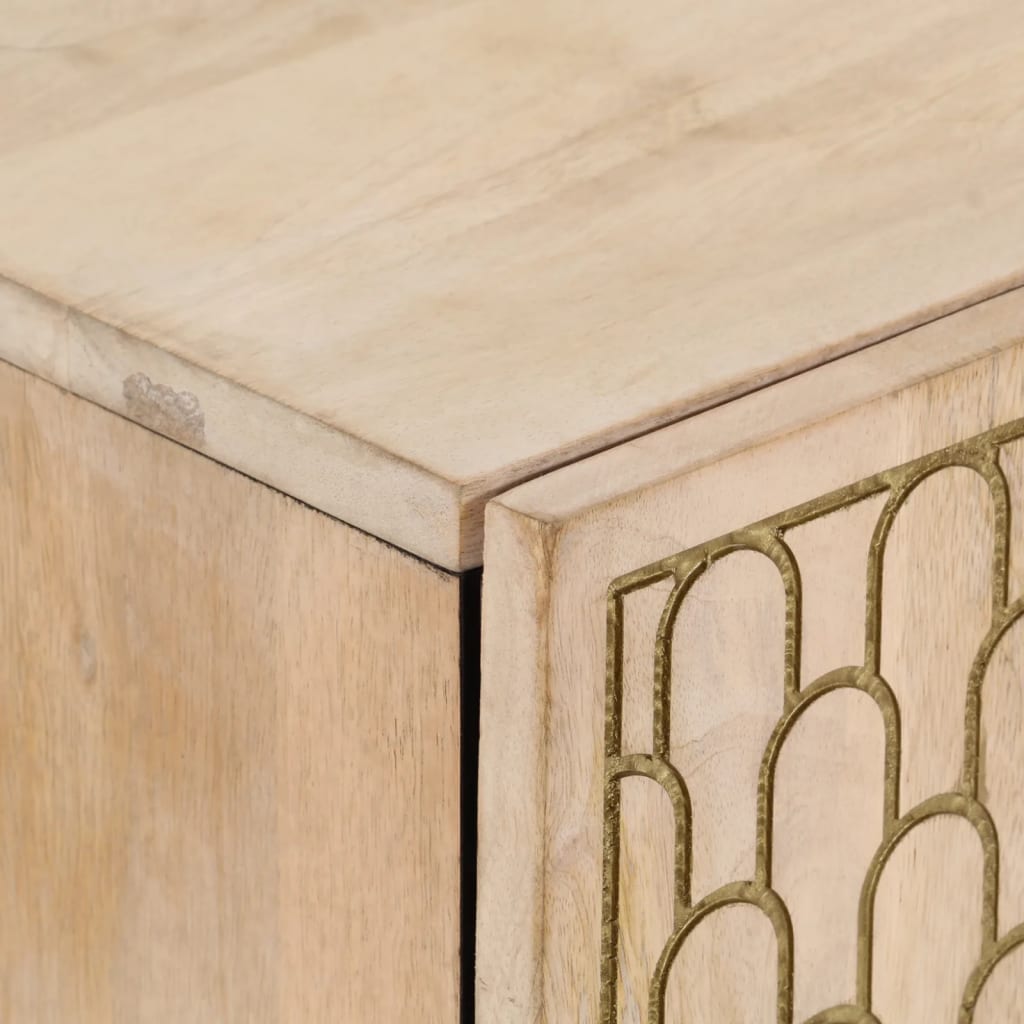 vidaXL Side Cabinet 60x33x75 cm Solid Wood Mango