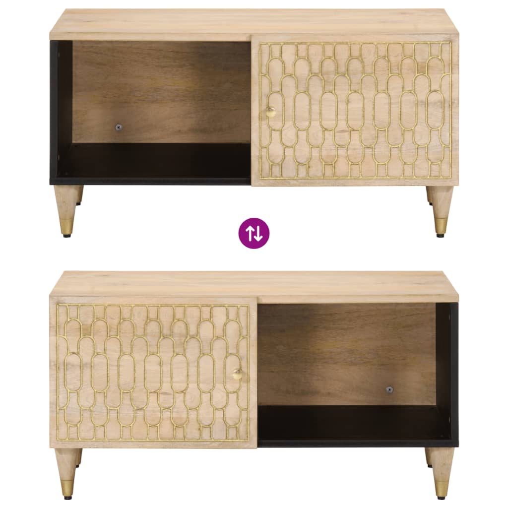 vidaXL Coffee Table 80x50x40 cm Solid Wood Mango