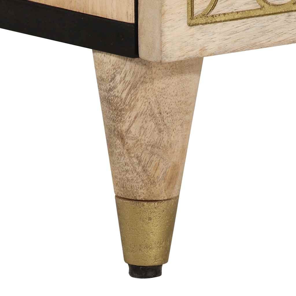 vidaXL Bedside Cabinets 2 pcs 40x33x46 cm Solid Wood Mango