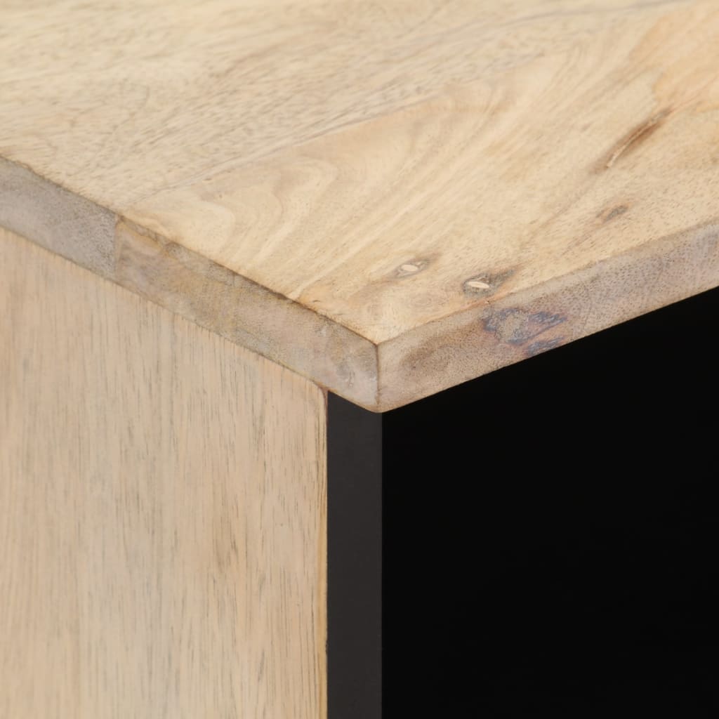 vidaXL TV Cabinet 100x33x46 cm Solid Wood Mango