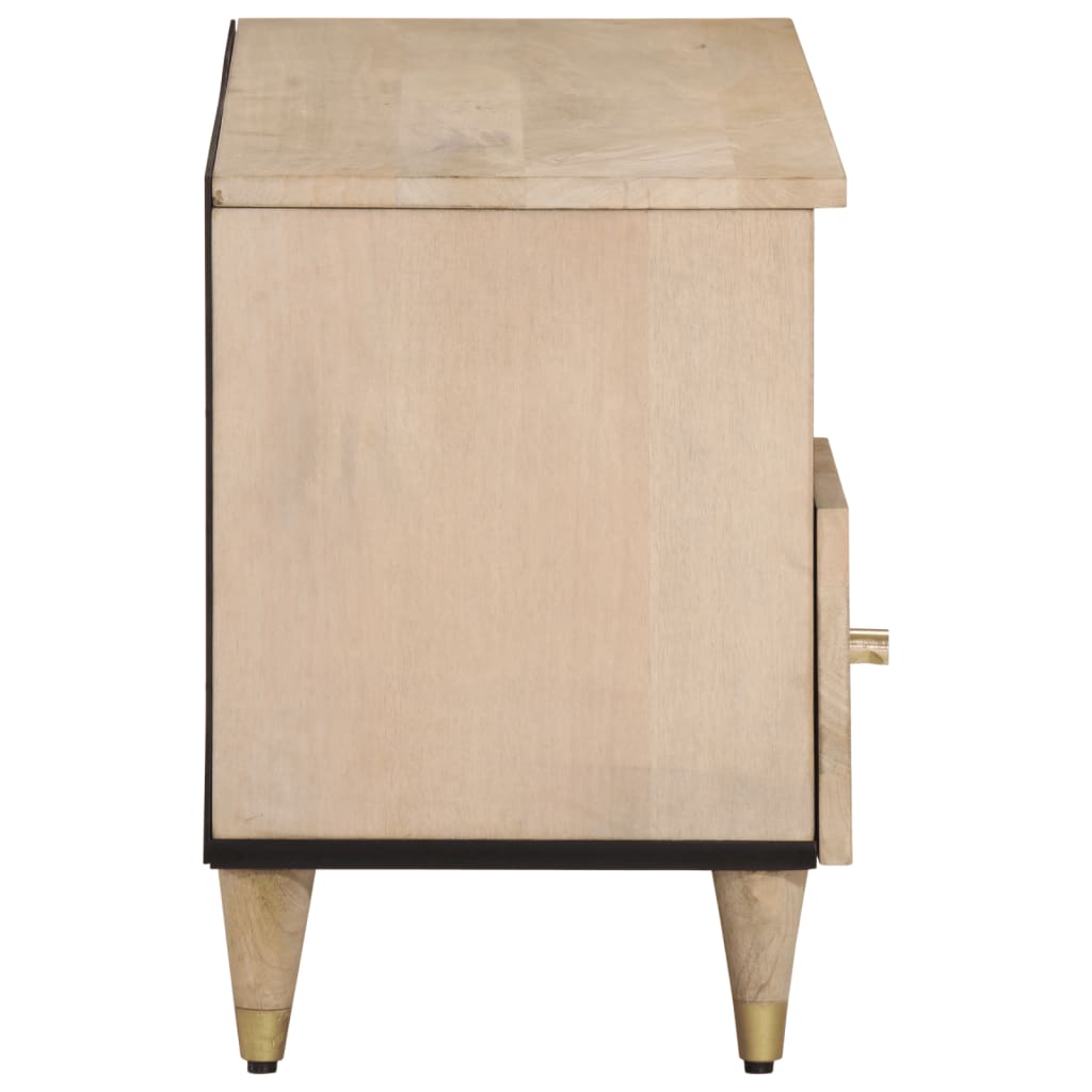 vidaXL TV Cabinet 100x33x46 cm Solid Wood Mango